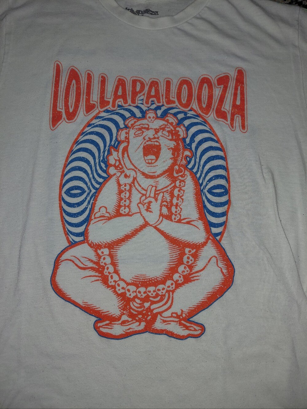 ✨ Excellent GUC ✨Official Lollapalooza 25th Anniversary Buddha Tshirt M! - Picture 5 of 9